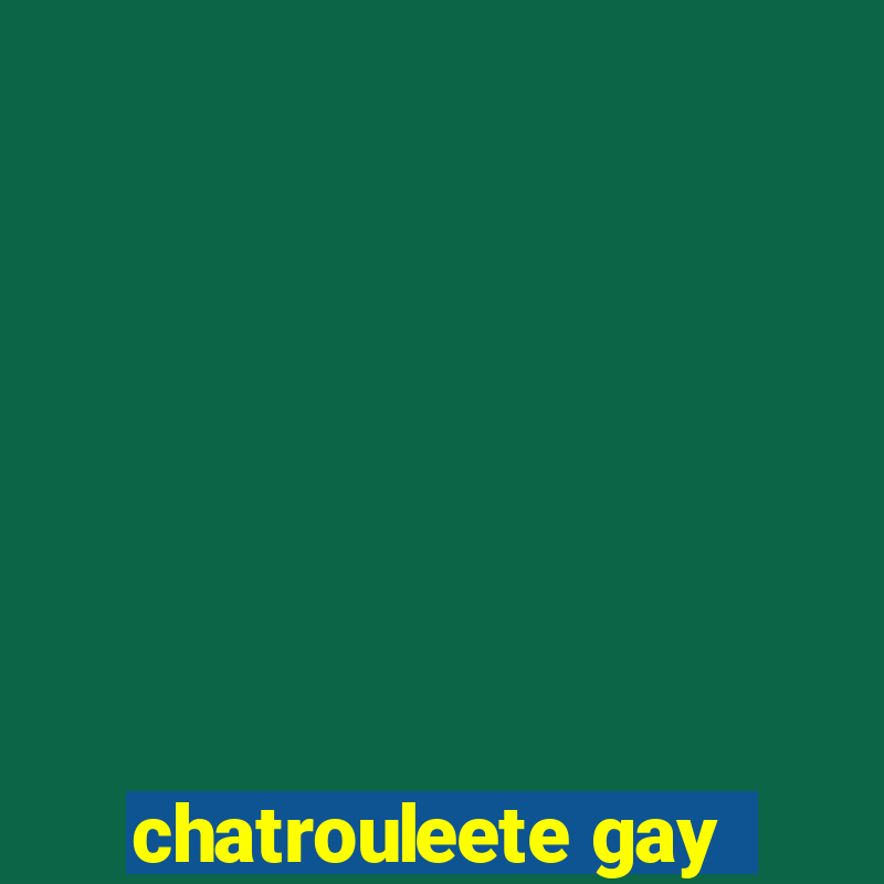 chatrouleete gay